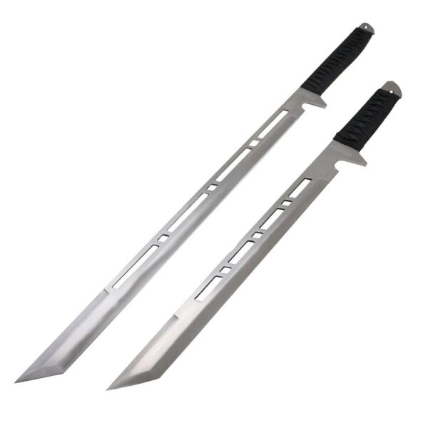 2-pc-silver-full-tang-ninja-sword-18-27-stainless-steel-b